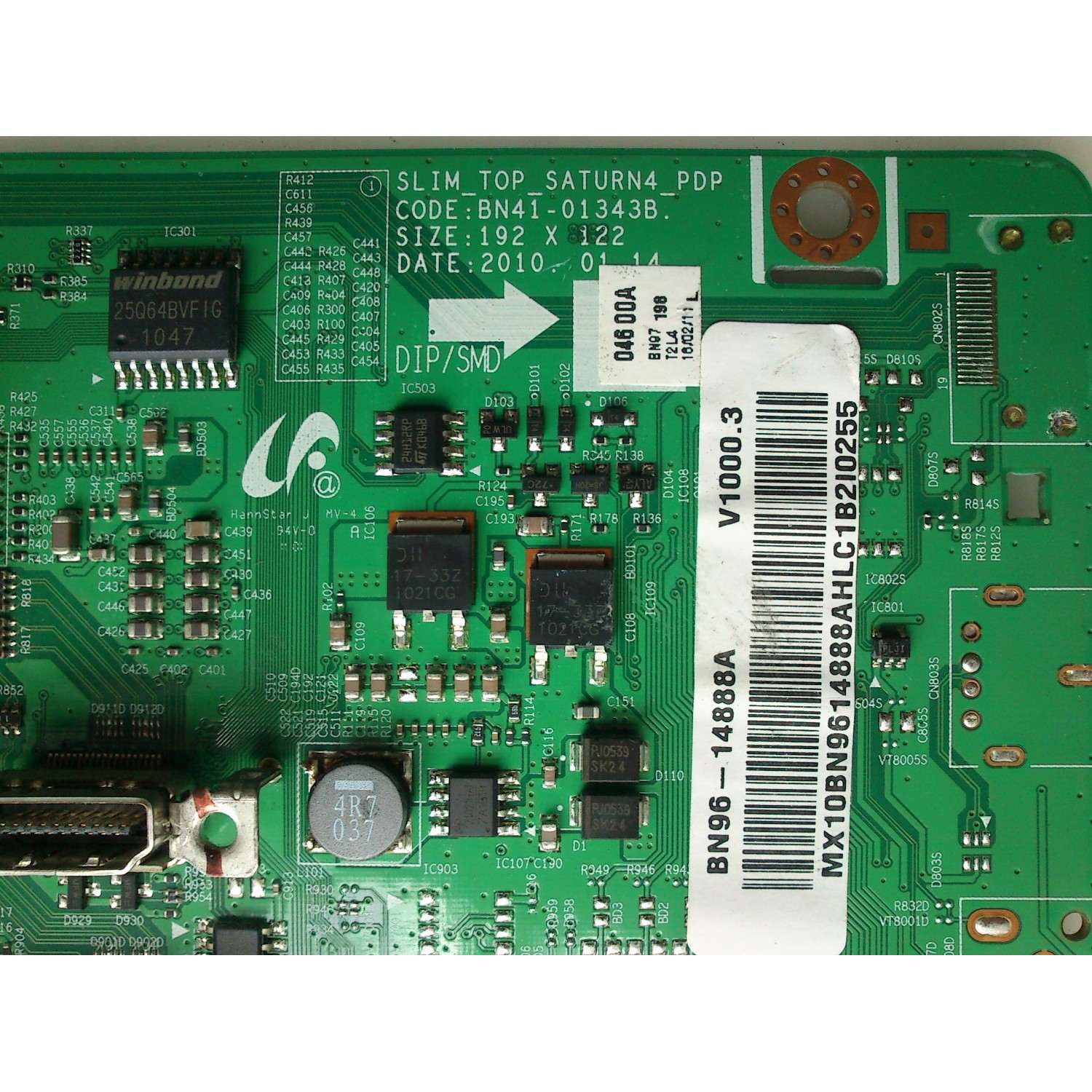 MAIN / INSIGNIA BN96-14888A / BN41-01343B / PARTE SUSTITUTA BN94-03311G / PANEL S50HW-YB06 / (S50HW-YD13) / MODELO NS-50P650A11 - Imagen 2